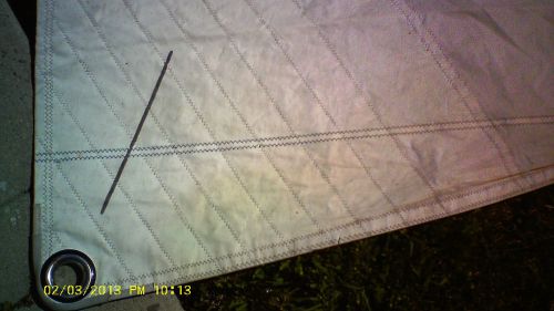 Used sailboat drifter windseeker horizon sail genoa jib luff 42'5" hanks