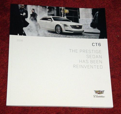 New just released 2016 cadillac ct6 54 page dealer brochure + free shipping