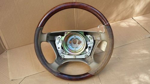 Mercedes steering wheel wood trim w124 w140 w210 w202 r129 amg sport beige 1