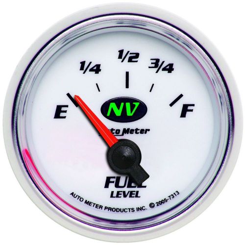 Autometer fuel gauge gas new 7313