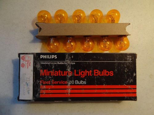 Philips miniature light bulbs pack of 10  fleet service 2357na 12.8-14v 28.0-2cp