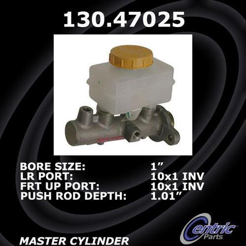 Sell CENTRIC 130.47025 Brake Master CylinderPremium Master Cylinder in