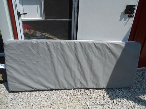 *rv bed bunk mattress cushion 74&#034; x 28&#034; x 3&#034; grey