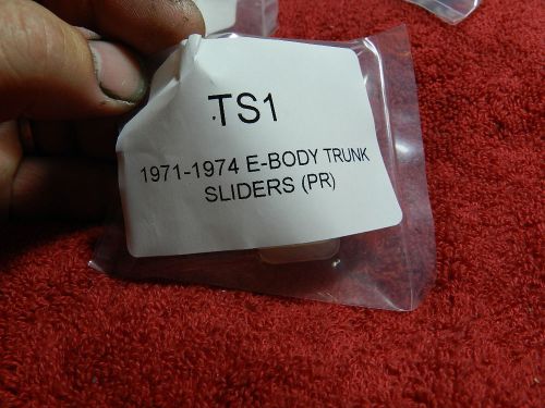 New 1971-72-73-74 cuda/barracuda/challenger trunk rod slider set