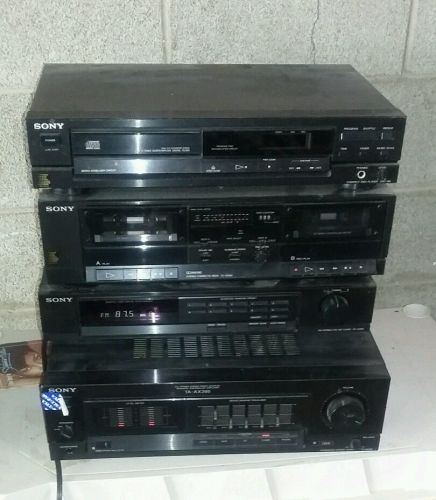 Sony cd/tape and radio receiver