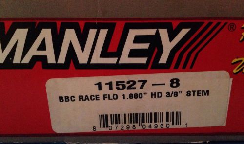 Manley exhaust valve race flo 5.350x1.880" big block chevy 8 pc p/n 11527-8