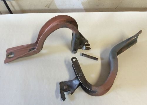 1955-1957 pontiac / chevy 2/d or 4/d sedan trunk hinge arms a+ (oem used pair)