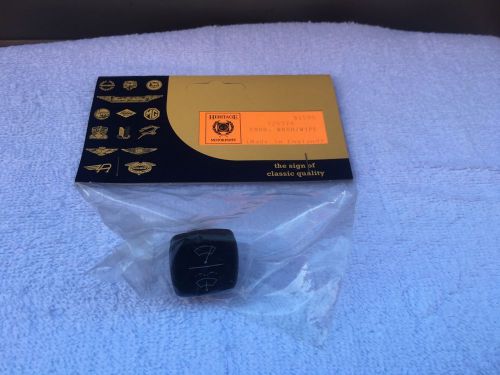 Triumph tr6 tr250 nos new wiper/washer knob! no reserve! made in england!