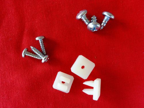 Vw karmann ghia rear hood drain tray screw/rivet 9 piece kit 1970-74  brand new!