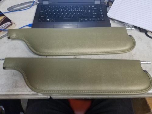 1967-1969 camaro new sun visors ivy gold madrid convertible 68 rs firebird 400