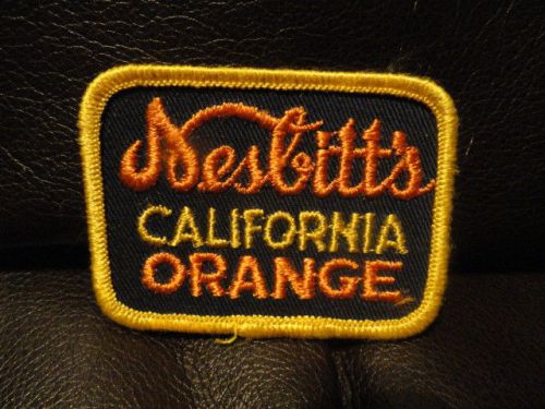 Nesbitt&#039;s california orange patch - soda - pop  - vintage - new - original