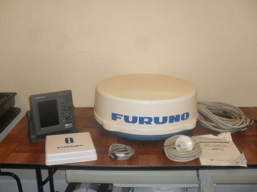 Furuno navnet vx2 1734c 4kw color lcd radar gps complete system w/cables antenna