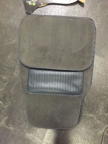 Car floor mats for auto 4pc carpet semi custom fit heavy duty w/heel pad grey