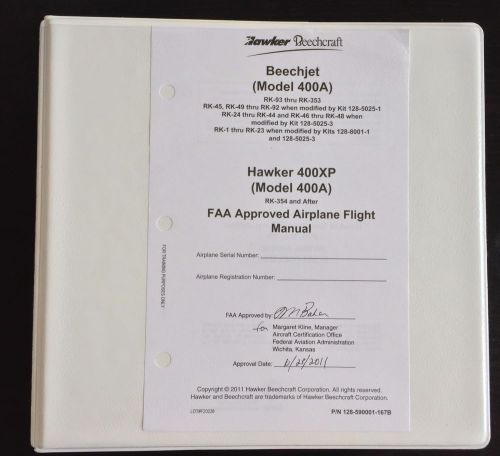 Hawker 400XP Aircraft Flight Manual, US $90.00, image 1