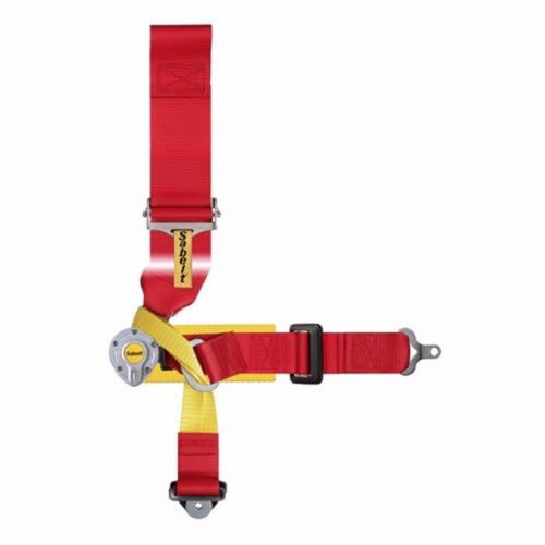 Sabelt race 4 point snap-on 3" racing seat belt harness with camlock (green)