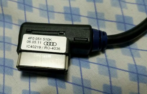 Audi music interface ami mmi aux cable adapter for ipod a4,a5,a6