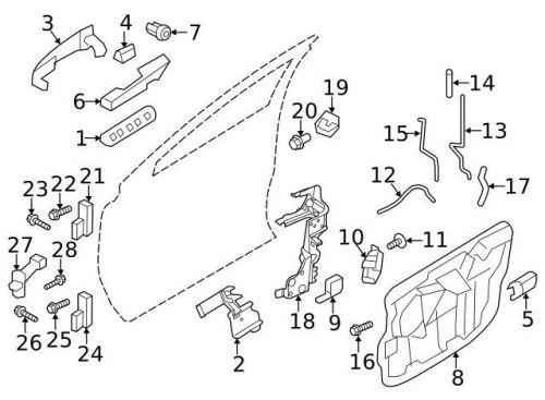 Genuine 2011-2015 ford cap ba1z-78218a14-a