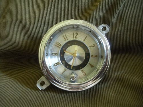 Working buick clock 1949 1950 super roadmaster special borg 6 or 12v show