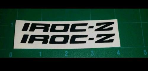 Iroc z door handle decal sticker camaro free shipping and tracking info