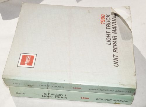 1990 gmc s/t s10 truck jimmy blazer factory service shop manual + overhaul 37193