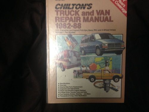 Chilton truck &amp; van repair manual 1982-1988 (hardback cover)