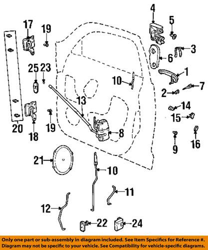 Chrysler oem 5018869aa alarm system-key
