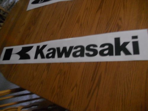 2 - 28x3 kawasaki decals sticker quad atv motorcross jet ski bike any color