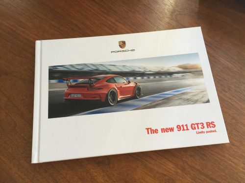 2016 porsche gt3 rs book - 90 pages, brand new
