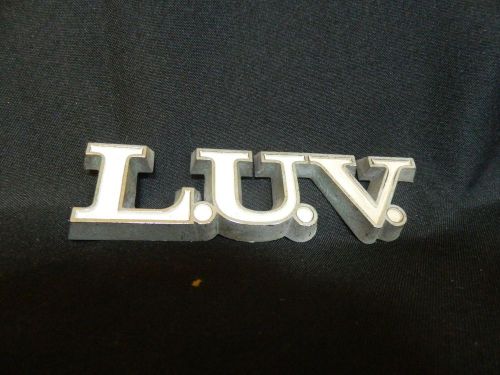 Chevy luv script car truck  emblem