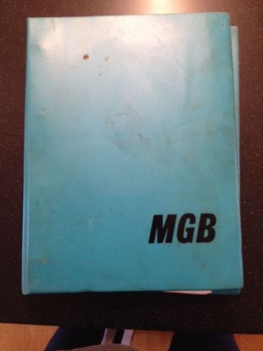 Mgb unique notebook repair manual from dealership in &#039;70s + drivers handbooks