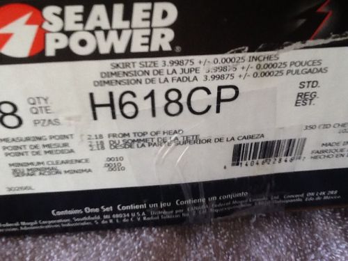 Sbc piston h618cp std w/rings