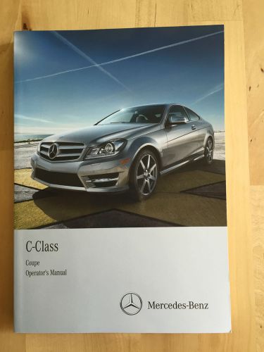 Mercedes english owner&#039;s manual c250, c350 4 matic &amp; c63 amg 2012-15 coupe