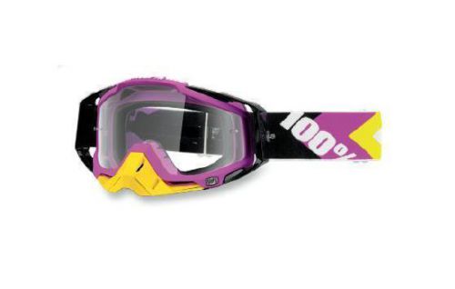 100% black/pink racecraft hyperion goggles - 50100-070-02