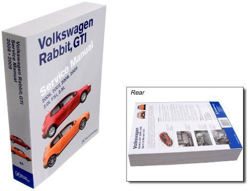 Bentley paper repair manual vw rabbit/gti (a5)