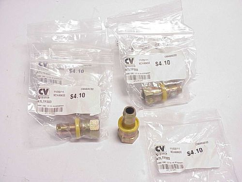 8 atl new push lock fuel hose end fittings 1/2" x -8 an straight nascar  #986