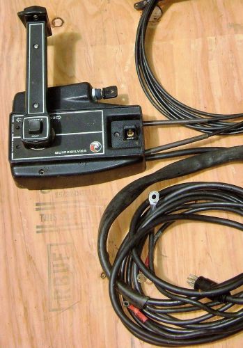Mercury mariner force outboard side mount control box w/ harness &amp; switch