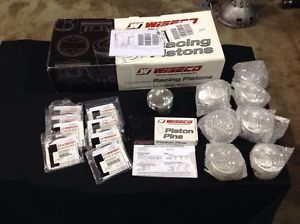 Wiseco forged piston set with rings/pins 4.030 bore x 6.125" rod x 3.622 stroke