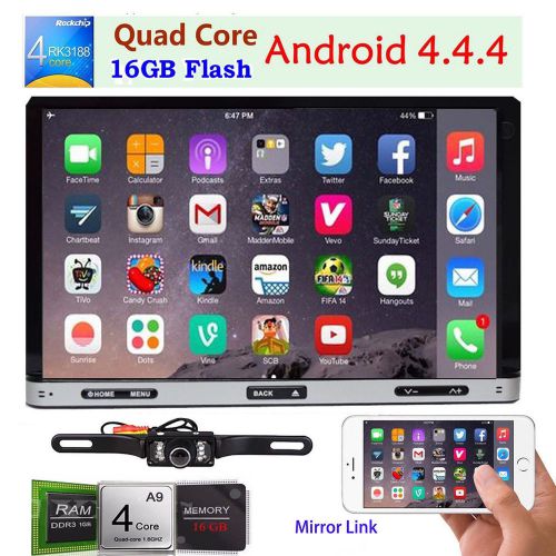 Android 7" double 2din 3g wifi car radio stereo dvd player gps navi bluetooth hd