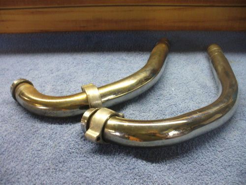 Honda vf500c v30 magna   header pipe left right with flange  #2794