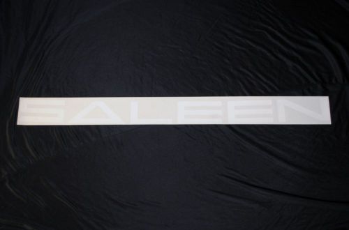 Saleen mustang windshield banner 99-04 white