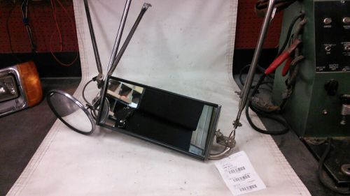 2003 freightliner fld120 right side view mirror manual heated stainless