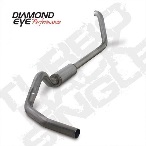 Diamond eye 4&#034; stainless turbo back exhaust system 99-03 ford 7.3l powerstroke
