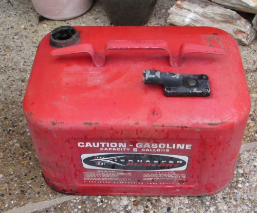 Vintage kiekhaefer mercury outboard motor gas tank 6 gallon