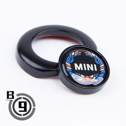 Emblem design-engine start button decor adhesive cover b9 for mini cooper