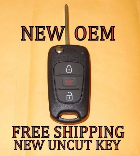 New oem 10 11 12 kia soul flip keyless remote fob ny0seksam11atx (sl) 315-nas-sl