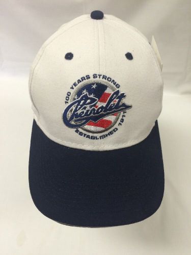 New chevrolet baseball hat 100 years chevy embroidered cap cruisin sports navy