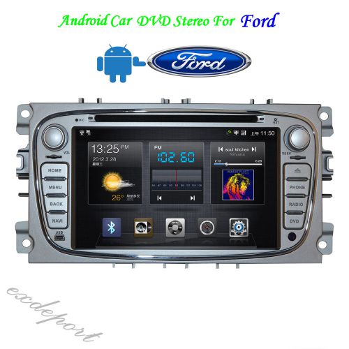 7" car stereo dvd player gps navigation radio bt mp3 for ford focus 8g maps