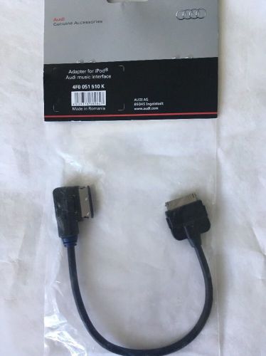 New audi music interface iphone/ipod cable mdi 30-pin adapter charger 4f0051510k