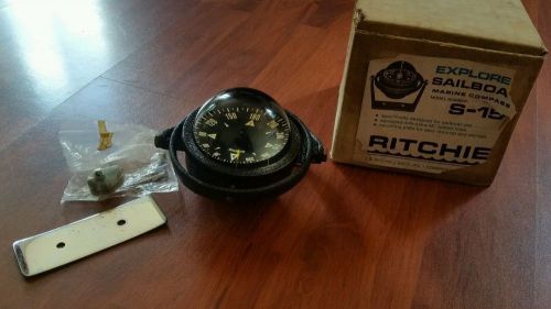 Ritchie sailboat compass s-15 vintage new in box