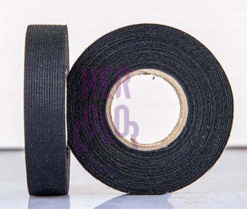 New auto high heat resistant wiring insulation cloth tape 15m*19mm